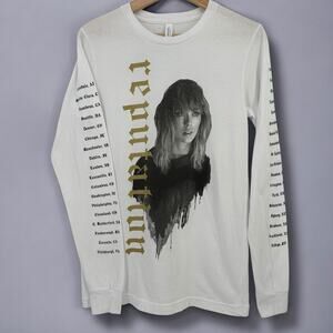 Taylor Swift Reputation Statium Tour Long Sleeve T Shirt Size Small Mens Womens